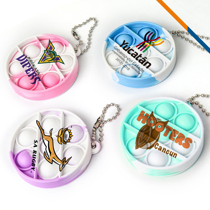 Mini Round Bubble Keychain