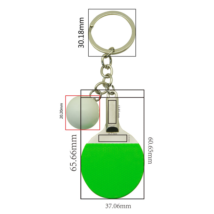 Table Tennis Keychain