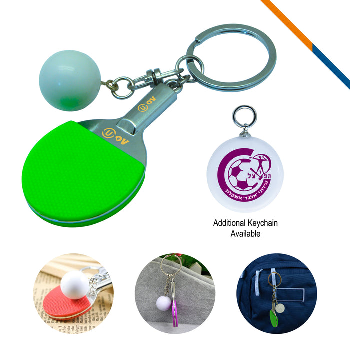 Table Tennis Keychain
