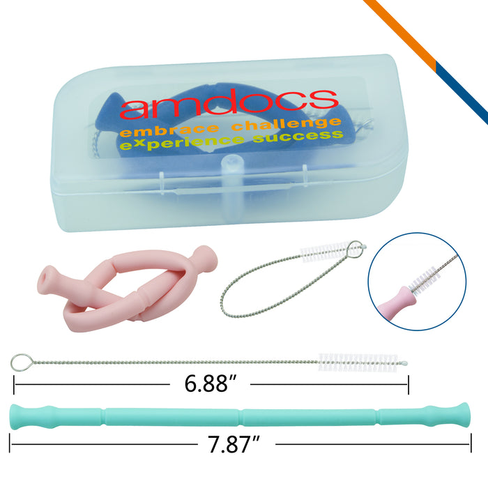 Pioneer Silicone Straws