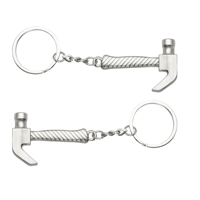 Silver Hammer Keychain
