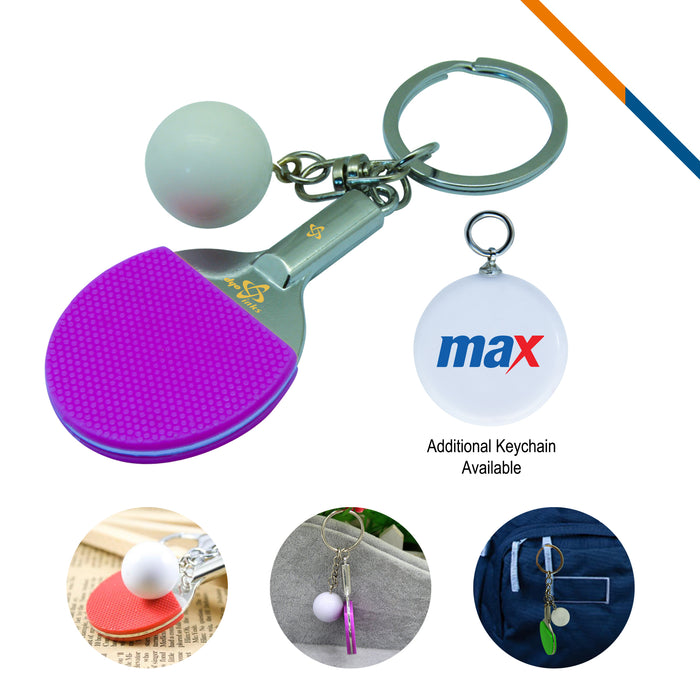 Table Tennis Keychain