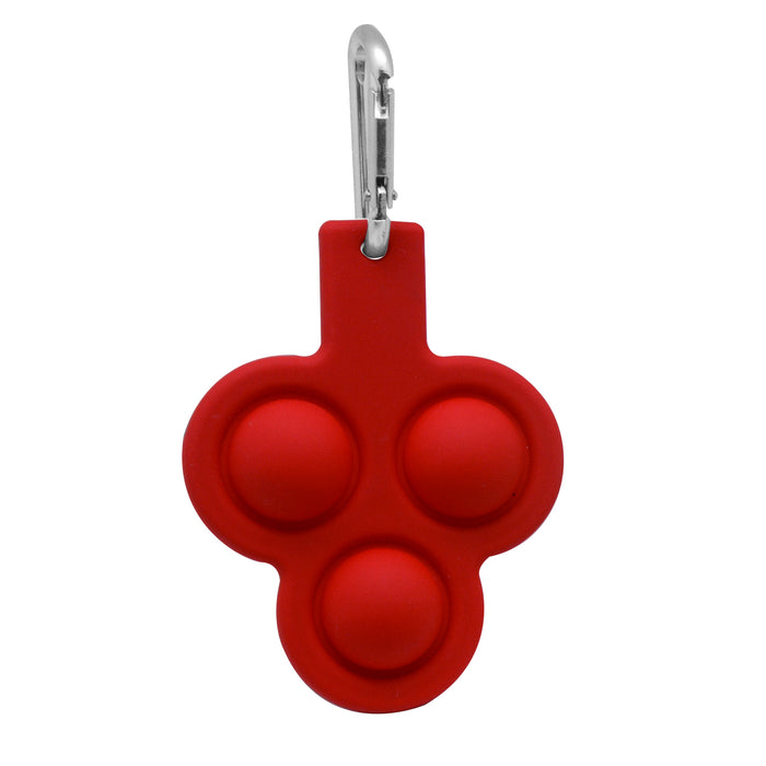 Clover Push Pop Bubble Keychain