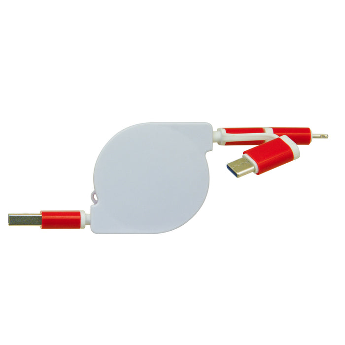 Cardinal 3in1 Retractable Cable