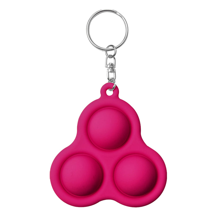 UFO Push Pop Bubble Keychain