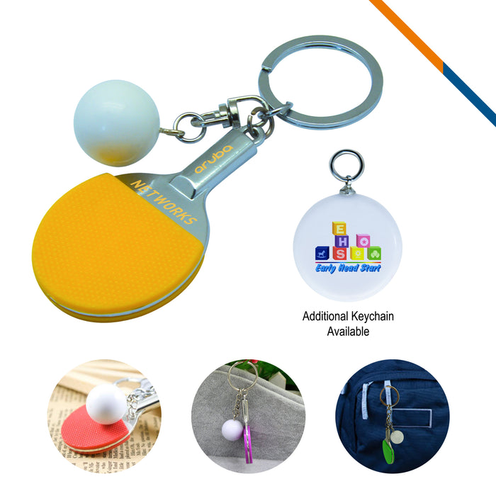 Table Tennis Keychain